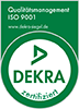 Zertifikat DEKRA ISO 9001